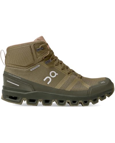 On Shoes Cloudrock Waterproof Hiking Boot - Green