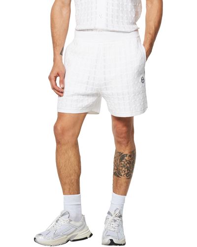 Sergio Tacchini Ulivo Knit Shorts - White