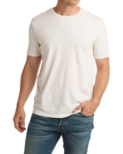 Rowan Asher Standard Slub Cotton T-shirt - White