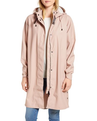 Ilse Jacobsen Hooded Raincoat - Pink