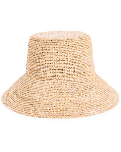 Vince Straw Bucket Hat - Natural