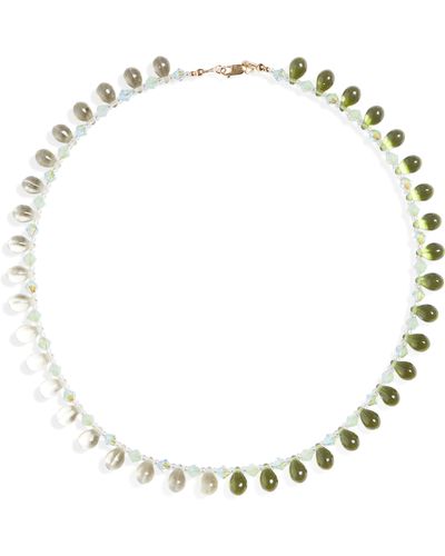 Isshi Raindrop Beaded Necklace - Multicolor