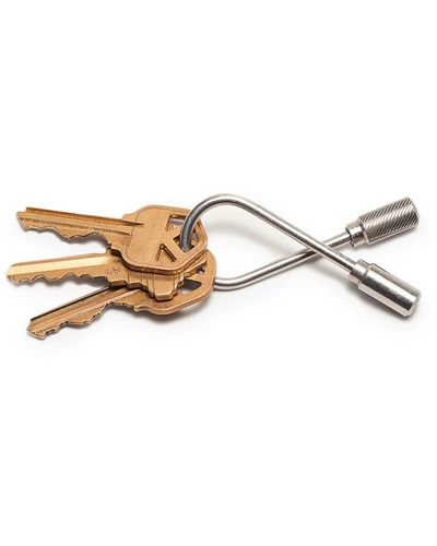 Craighill Closed Helix Brass Key Ring - Multicolor