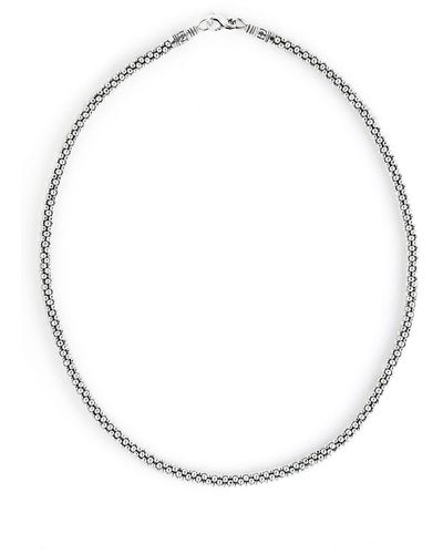 Lagos Signature Rope Necklace - White
