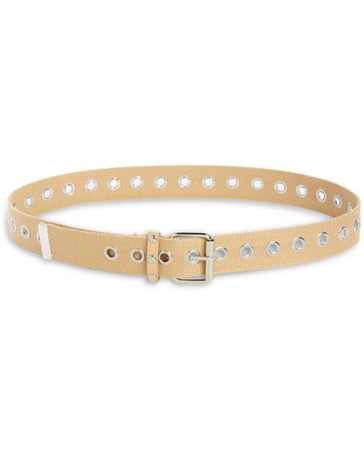 BP. Grommet Web Belt - White