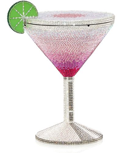 Judith Leiber Cosmopolitan Cocktail Beaded Bag - Pink