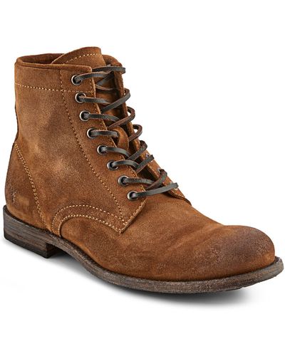 Frye Tyler Lace-up Derby Boot - Brown