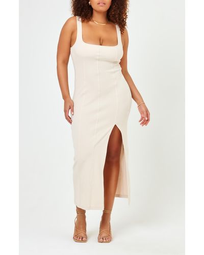 L*Space Vivienne Rib Cover-up Dress - White