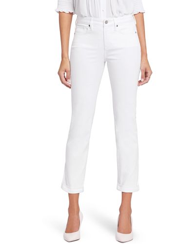 NYDJ Sheri Slim Ankle Jeans - White