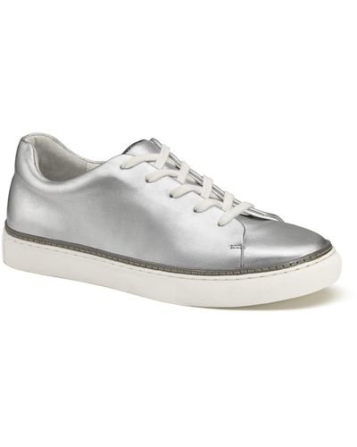 Johnston & Murphy Callie Lace-to-toe Water Resistant Sneaker - White