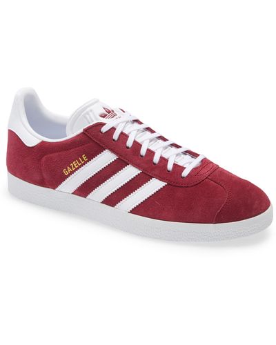 Red Adidas Gazelle Shoes for Men - Up to 40% off | Lyst