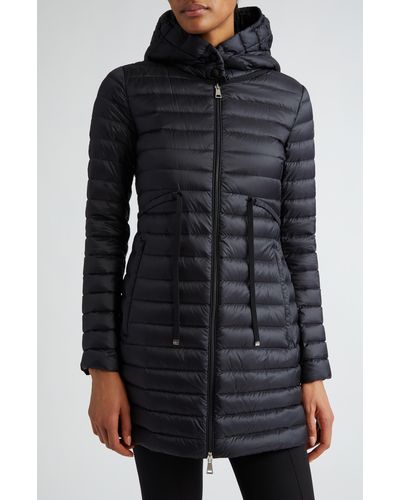 Moncler Barbel Hooded Quilted Down Puffer Parka - Black