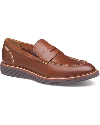 Johnston & Murphy Upton Penny Loafer - Brown