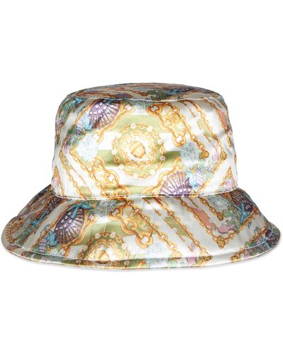 Kurt Geiger Beach Print Bucket Hat - Natural
