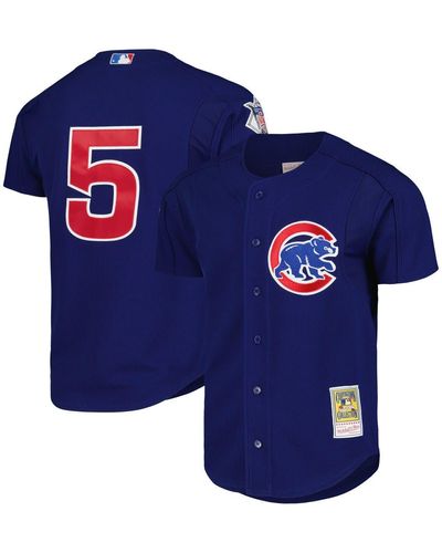 Mitchell & Ness Nomar Garciaparra Royal Chicago Cubs Cooperstown Collection 2005 Batting Practice Jersey At Nordstrom - Blue