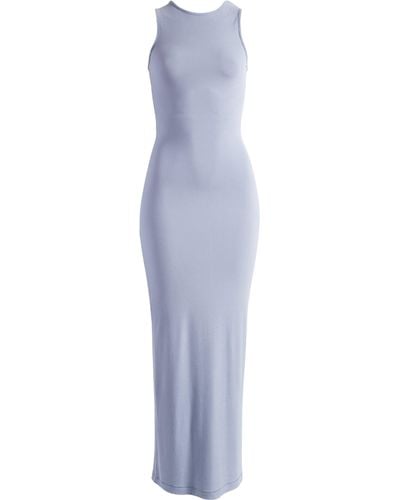 Skims Soft Lounge Sleeveless Dress - Blue