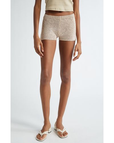 Paloma Wool Trefle Knit Shorts - Natural