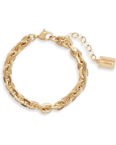 Miranda Frye Somewhere Lately Chain Bracelet - Metallic