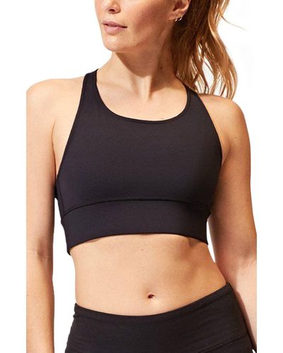 Threads For Thought Strappy Sports Bra - Black