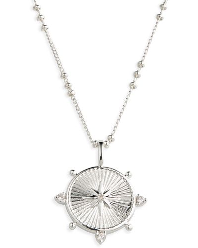 Miranda Frye Brinley Illuminate Charm Pendant Necklace - White