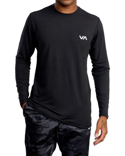 RVCA Sport Vent Long Sleeve T-shirt - Black