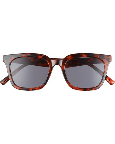 BP. 57mm Wayfarer Sunglasses In Tortoise At Nordstrom Rack - Multicolor