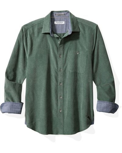 Tommy Bahama Sandwash Corduroy Button-up Shirt - Green