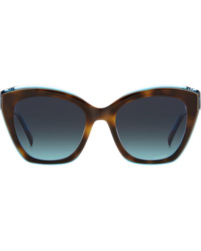 Missoni 54mm Cat Eye Sunglasses - Blue
