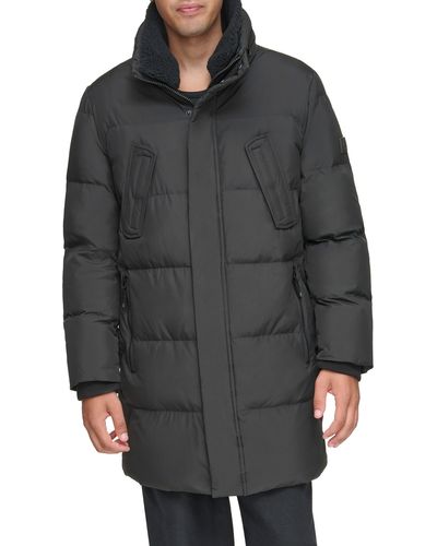Andrew Marc Valcour Water-resistant Puffer Coat - Gray