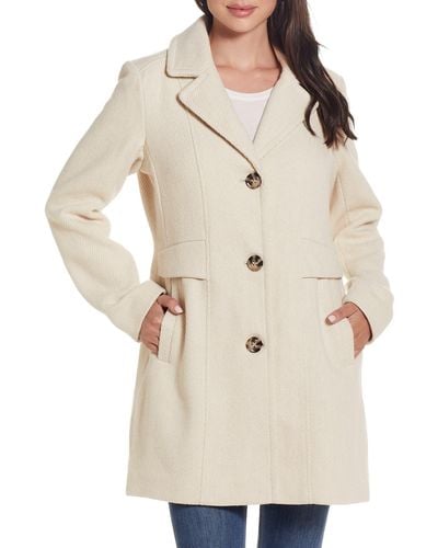 Gallery A-line Coat - Natural