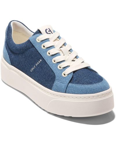 Cole Haan Grandpro Max Platform Sneaker - Blue