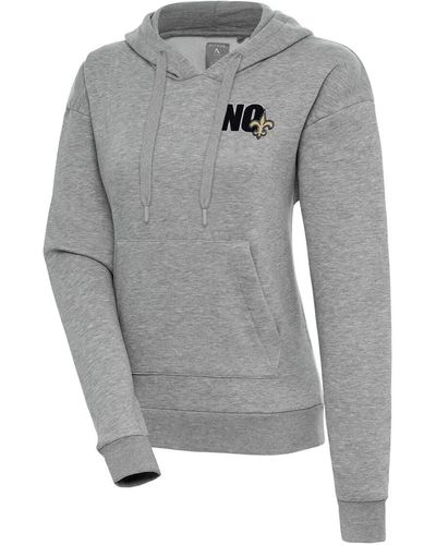Antigua New Orleans Saints Victory Pullover Hoodie At Nordstrom - Gray