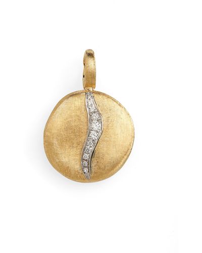 Marco Bicego Jaipur 18k Yellow Gold Medium Diamond Accent Pendant - Metallic