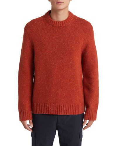 Wax London Wilde Donegal Wool Blend Sweater - Orange