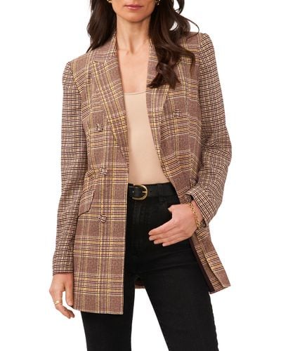 Vince Camuto Double Breasted Blazer - Brown