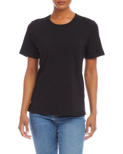 Fifteen Twenty Stretch Cotton T-shirt - Black