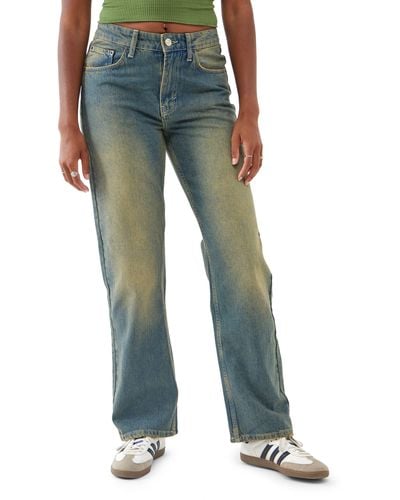 BDG Tinted Authentic Straight Leg Jeans - Blue
