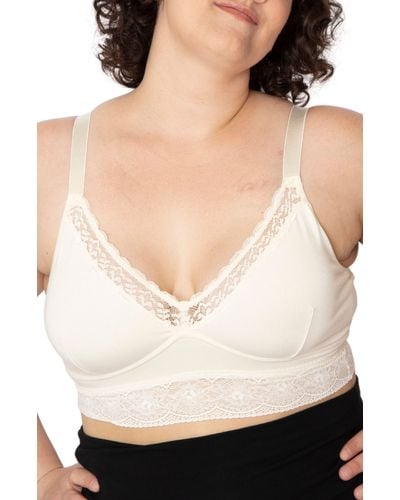 AnaOno Post-surgery Delilah Lounge Pocketed Bralette - Black