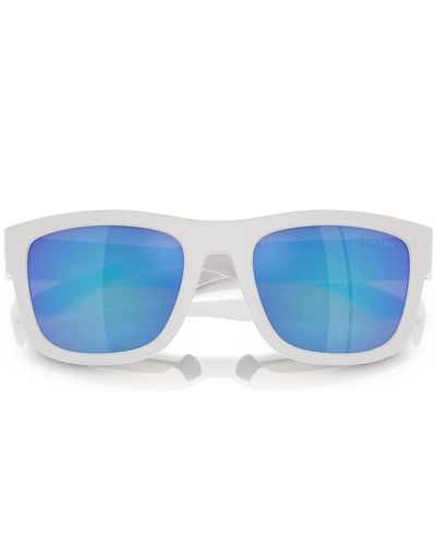 Prada 56mm Pillow Sunglasses - Blue