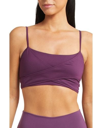 Alo Yoga Airbrush Enso Sports Bra - Purple