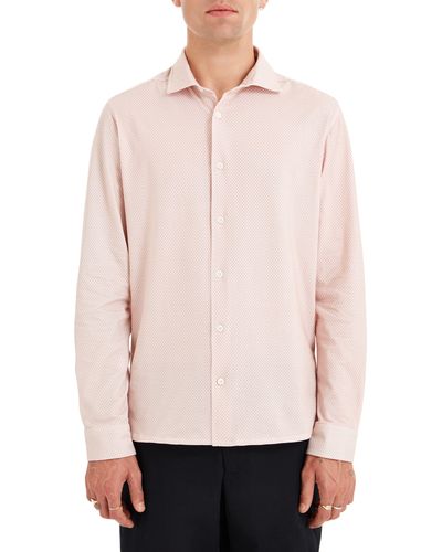 SealSkinz Hempnall Performance Organic Cotton Button-up Shirt - Pink