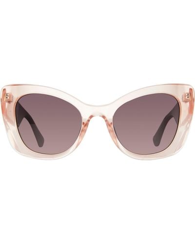 Kurt Geiger 52mm Gradient Cat Eye Sunglasses - Pink