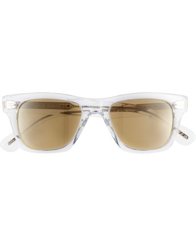 Oliver Peoples 49mm Polarized Square Sunglasses - Natural