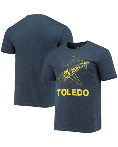 HOMEFIELD Heathered Toledo Rockets Vintage Logo T-shirt At Nordstrom - Blue