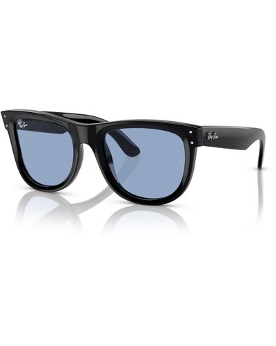 Ray-Ban Reverse Wayfarer 53mm Square Sunglasses - Black
