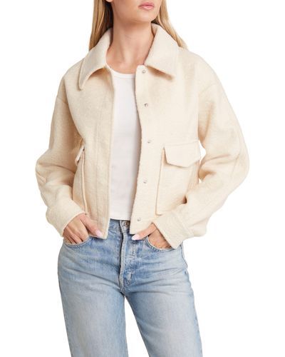 Vero Moda Megan Fleece Jacket - Natural