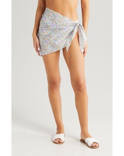 Montce X Liberty London Floral Print Cover-up Sarong At Nordstrom - Multicolor