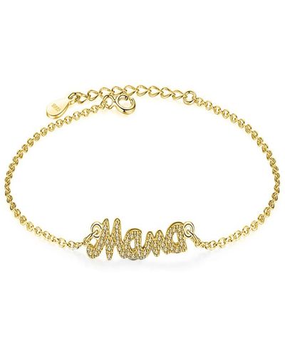 Melanie Marie Mama Pendant Bracelet - Metallic