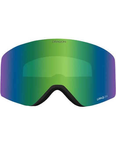 Dragon R1 Otg 63mm Snow goggles With Bonus Lens - Green
