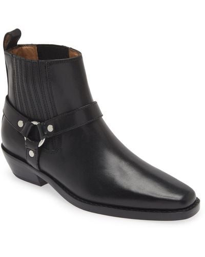 Madewell The Santiago Western Ankle Boot - Black